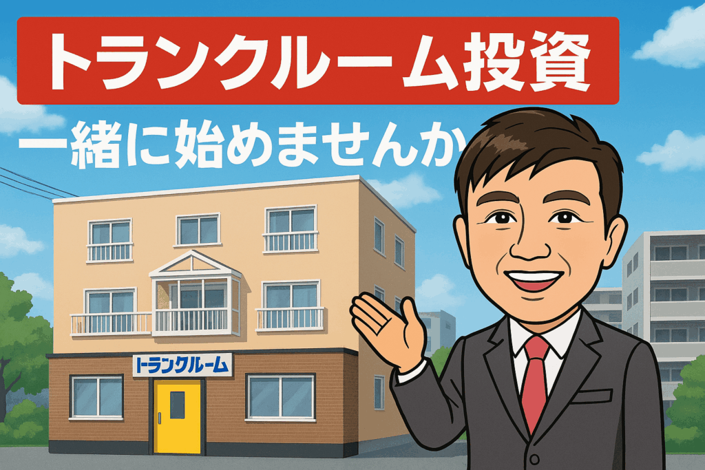 トランクルーム投資を一緒にはじめませんか?
