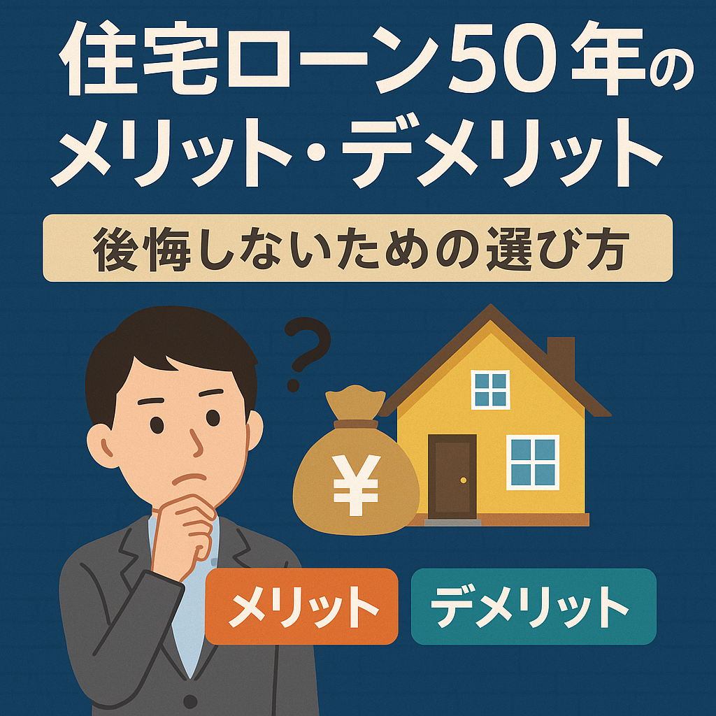 住宅ローン50年のメリットデメリット
